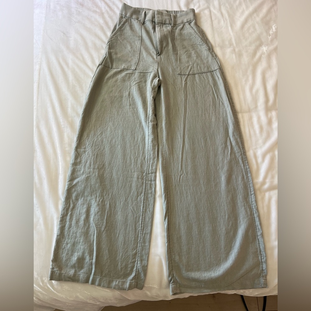 Abercrombie Linen Wide Leg Pants, size XS